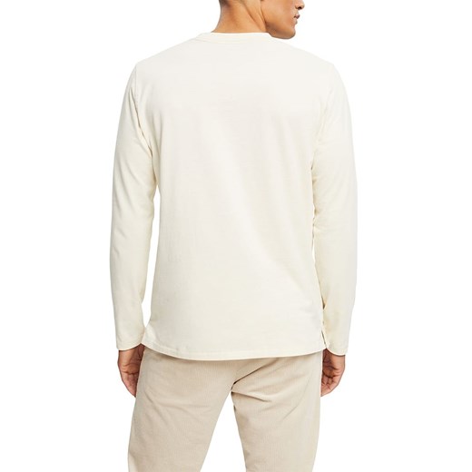 T-shirt męski Esprit na wiosnę bawełniany z długim rękawem 