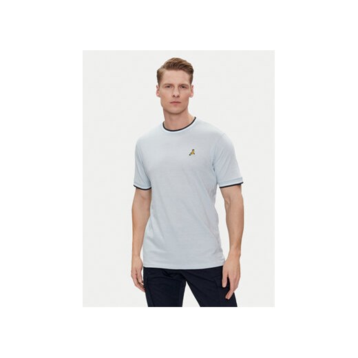 Brave Soul T-Shirt MTS-149FEDERERF Błękitny Straight Fit ze sklepu MODIVO w kategorii T-shirty męskie - zdjęcie 172543273