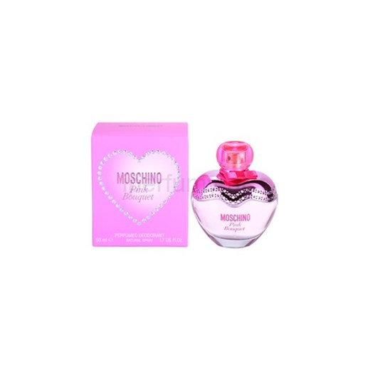 Moschino Pink Bouquet dezodorant z atomizerem dla kobiet 50 ml  + do każdego zamówienia upominek. iperfumy-pl  damskie