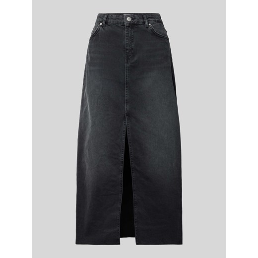 Spódnica jeansowa z rozcięciem ze sklepu Peek&Cloppenburg  w kategorii Spódnice - zdjęcie 172546062