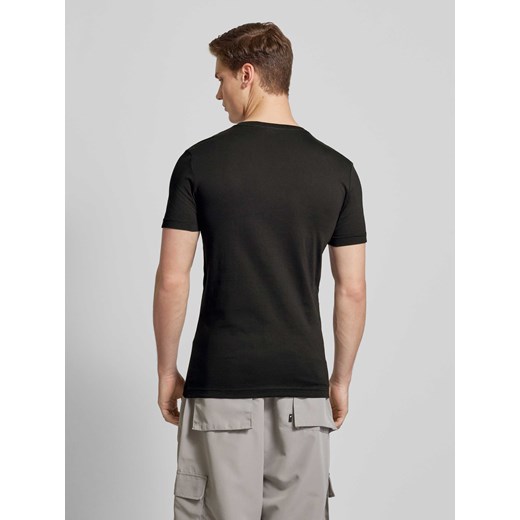T-shirt z dekoltem w serek model ‘CK EMBRO’ M Peek&Cloppenburg