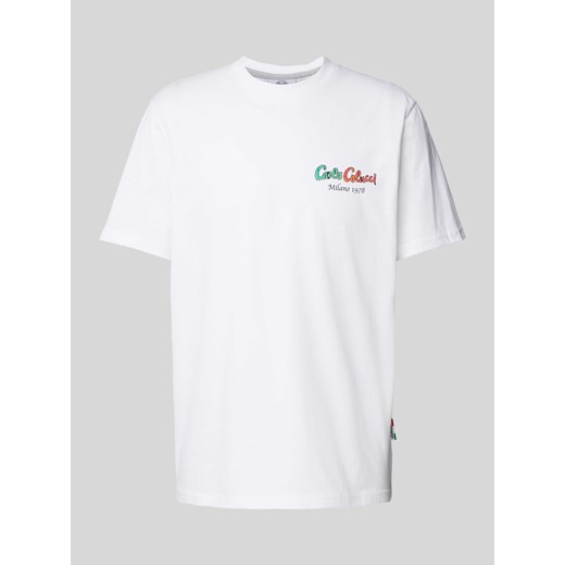T-shirt z nadrukiem z logo ze sklepu Peek&Cloppenburg  w kategorii T-shirty męskie - zdjęcie 172546083