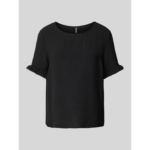 T-shirt z fakturowanym wzorem model ‘ARIANNA’ ze sklepu Peek&Cloppenburg  w kategorii Bluzki damskie - zdjęcie 172546391