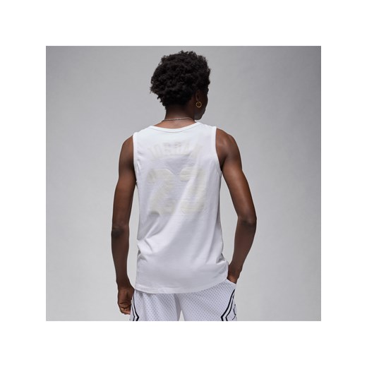 Męska koszulka bez rękawów Jordan Flight Essentials - Biel ze sklepu Nike poland w kategorii T-shirty męskie - zdjęcie 172547691