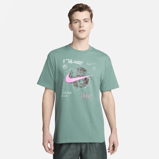 Męski T-shirt do koszykówki Max90 Nike - Zieleń Nike M Nike poland