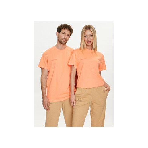 Pangaia T-Shirt Tropics 365 Midweight Pomarańczowy Regular Fit ze sklepu MODIVO w kategorii Bluzki damskie - zdjęcie 172548681
