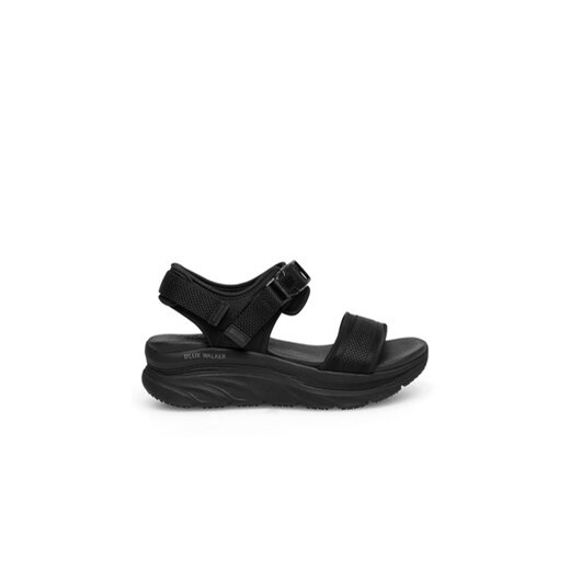 Skechers Sandały D'LUX WALKER 119824 BBK Czarny ze sklepu MODIVO w kategorii Sandały damskie - zdjęcie 172550004