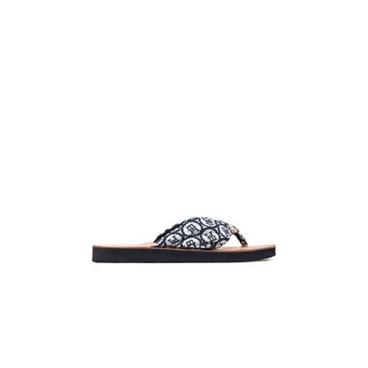 Tommy Hilfiger Japonki Th Emblem Elevated Beach Sandal FW0FW07847 Granatowy ze sklepu MODIVO w kategorii Klapki damskie - zdjęcie 172550031