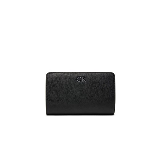 Calvin Klein Duży Portfel Damski K60K612638 Czarny ze sklepu MODIVO w kategorii Portfele damskie - zdjęcie 172550114