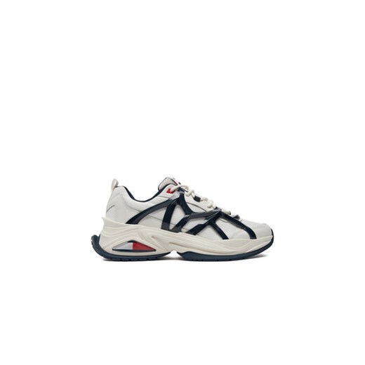 Tommy Jeans Sneakersy Tjm Outdoor Runner EM0EM01385 Granatowy ze sklepu MODIVO w kategorii Buty sportowe męskie - zdjęcie 172550381