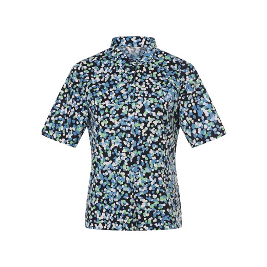 RABE Damska koszulka polo Kobiety Bawełna granatowy wzorzysty ze sklepu vangraaf w kategorii Bluzki damskie - zdjęcie 172550772