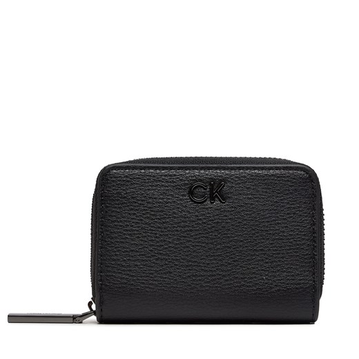 Mały Portfel Damski Calvin Klein Ck Daily Small Zip Around K60K612177 Czarny Calvin Klein one size eobuwie.pl