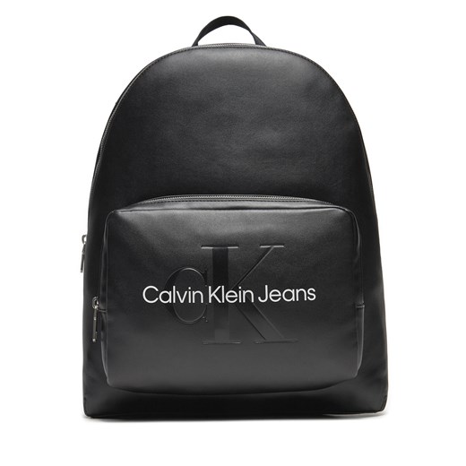 Plecak Calvin Klein Jeans Sculpted Campus K60K612223 Czarny ze sklepu eobuwie.pl w kategorii Plecaki - zdjęcie 172551010
