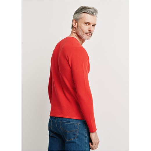 Ochnik sweter męski czerwony 