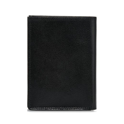 Skórzany niezapinany czarny portfel męski Ochnik One Size OCHNIK