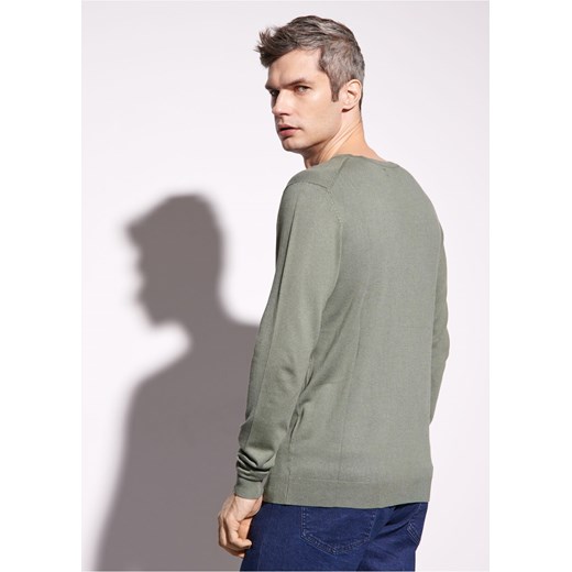 Zielony sweter męski Ochnik One Size okazja OCHNIK