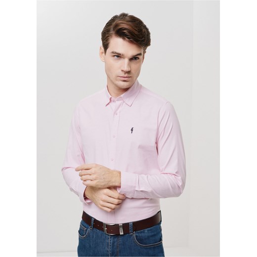 Różowa koszula męska Ochnik One Size OCHNIK