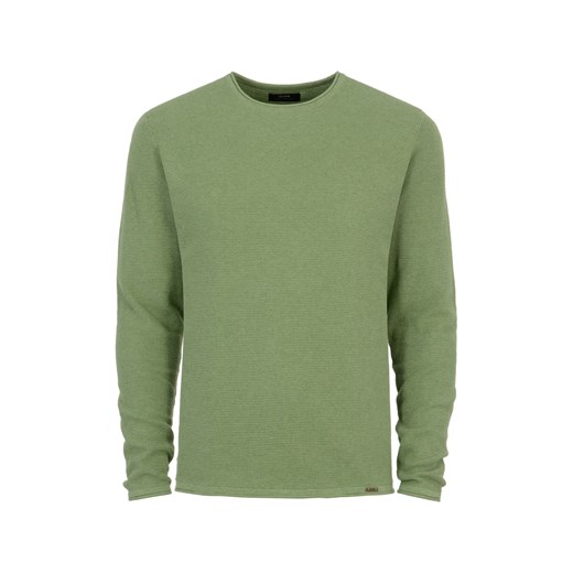 Zielony sweter męski basic Ochnik One Size wyprzedaż OCHNIK