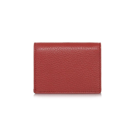 Czerwony skórzany portfel damski z ochroną RFID Ochnik One Size OCHNIK