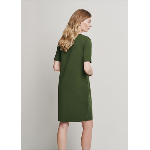 Krótka bawełniana zielona sukienka Ochnik One Size okazja OCHNIK