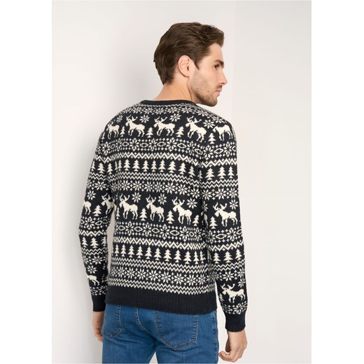 Wielokolorowy sweter męski Ochnik 