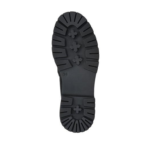 Czarne skórzane loafersy damskie Ochnik One Size promocyjna cena OCHNIK