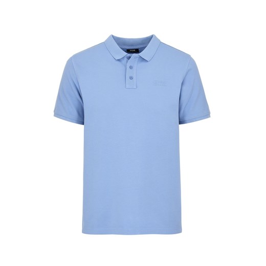 Niebieska koszulka polo męska z logo OCHNIK Ochnik One Size OCHNIK
