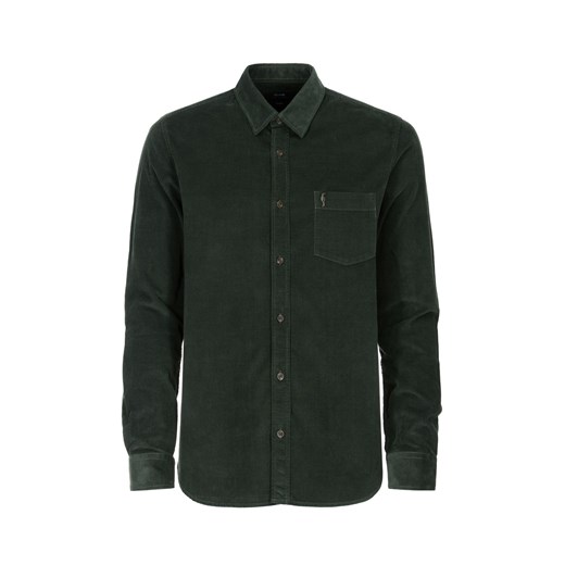 Zielona koszula męska sztruksowa Ochnik One Size promocja OCHNIK