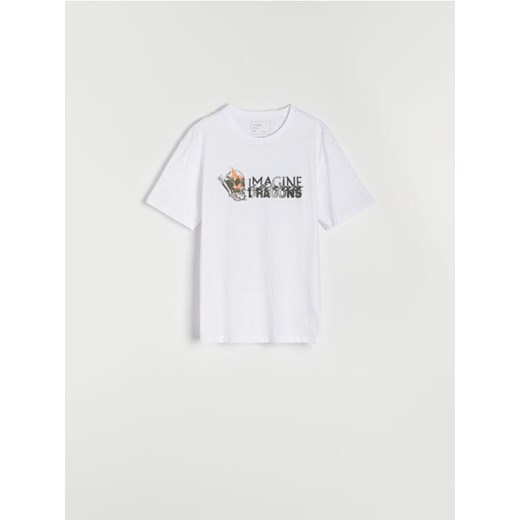 Sinsay - Koszulka Imagine Dragons - biały ze sklepu Sinsay w kategorii T-shirty męskie - zdjęcie 172573340