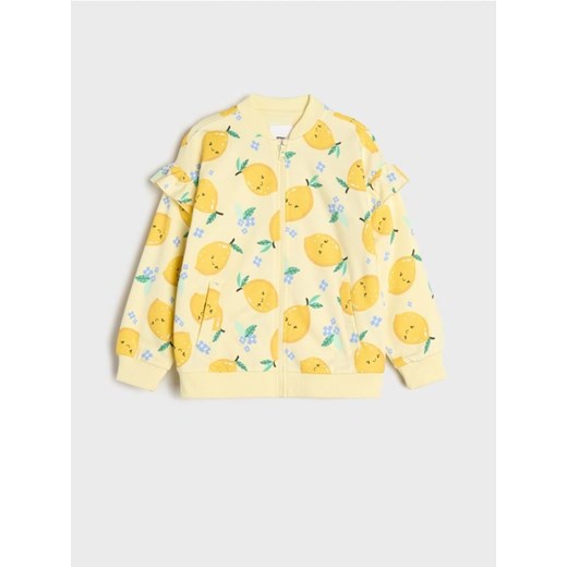 Sinsay - Bluza rozpinana - żółty ze sklepu Sinsay w kategorii Bluzki damskie - zdjęcie 172573370