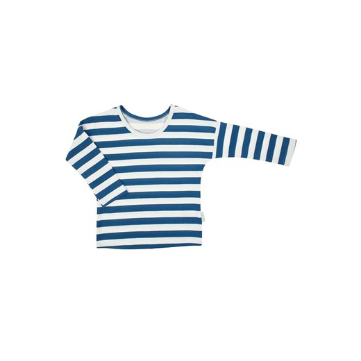 Bluzka bawełniana z długim rękawem dla chłopca w paski ze sklepu 5.10.15 w kategorii T-shirty chłopięce - zdjęcie 172574040