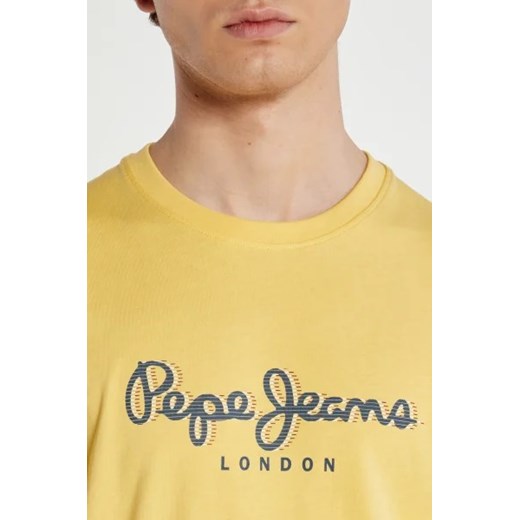 T-shirt męski żółty Pepe Jeans