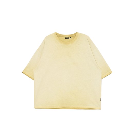 Cropp - Luźna koszulka z efektem sprania - zielony ze sklepu Cropp w kategorii T-shirty męskie - zdjęcie 172578230