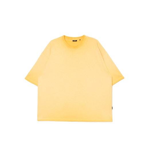 Cropp - Luźna koszulka z krótkim rękawem - pomarańczowy ze sklepu Cropp w kategorii T-shirty męskie - zdjęcie 172578233