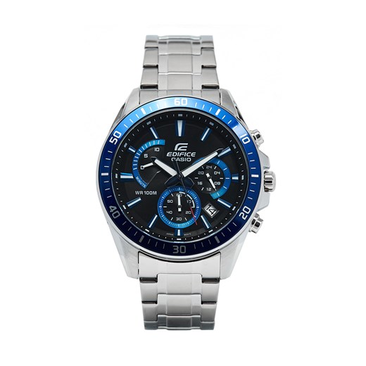 Zegarek Casio EFR-552D-1A2VUEF Silver/Navy/Silver ze sklepu eobuwie.pl w kategorii Zegarki - zdjęcie 172578660