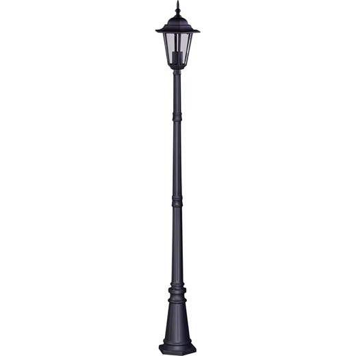 Czarna Wysoka Lampa Stojąca Zewnętrzna Retro M4-A37 ze sklepu Edinos.pl w kategorii Oświetlenie ogrodowe - zdjęcie 172578963