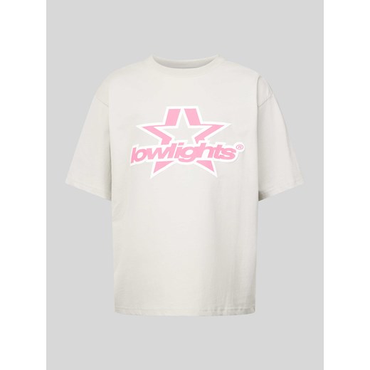 T-shirt o kroju oversized z nadrukiem z logo ze sklepu Peek&Cloppenburg  w kategorii T-shirty męskie - zdjęcie 172580771
