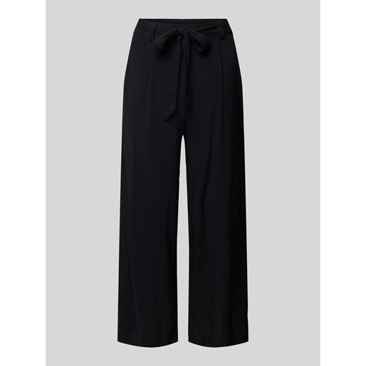 Spodnie materiałowe z szeroką,skróconą nogawką model ‘NOVA LIFE’ ze sklepu Peek&Cloppenburg  w kategorii Spodnie damskie - zdjęcie 172580831