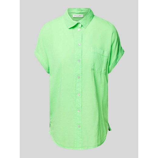 Bluzka koszulowa z kieszenią na piersi ze sklepu Peek&Cloppenburg  w kategorii Koszule damskie - zdjęcie 172580904