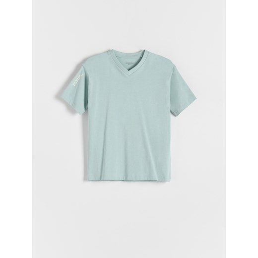Reserved - T-shirt z nadrukiem - jasnozielony ze sklepu Reserved w kategorii T-shirty chłopięce - zdjęcie 172582644