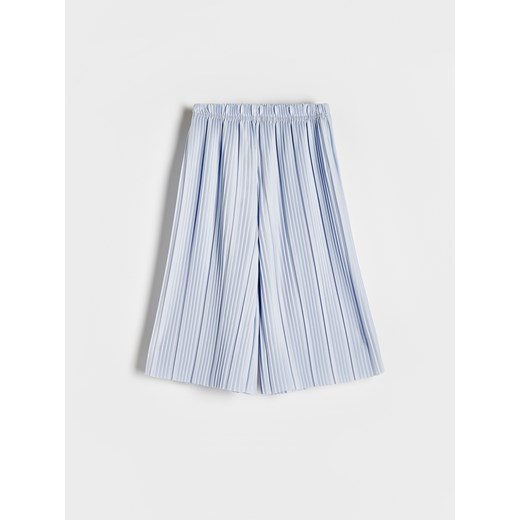 Reserved - Plisowane spodnie kuloty - jasnoniebieski ze sklepu Reserved w kategorii Spodnie dziewczęce - zdjęcie 172582663