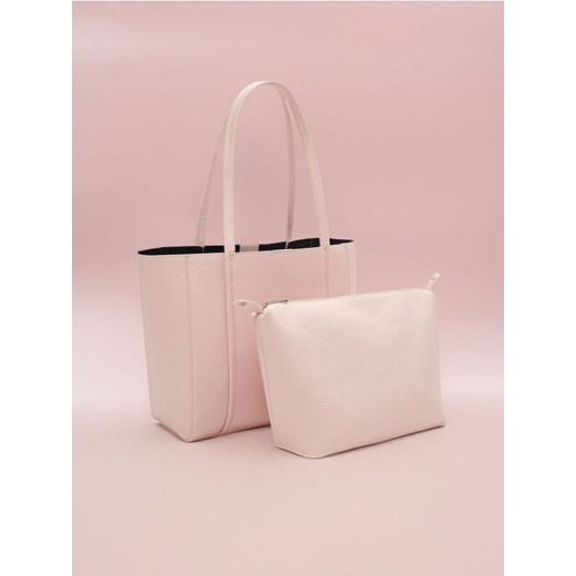 Sinsay - Torebka - różowy ze sklepu Sinsay w kategorii Torby Shopper bag - zdjęcie 172583721