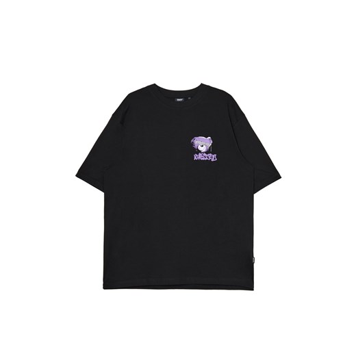 Cropp - Czarna koszulka z nadrukiem po obu stronach - czarny ze sklepu Cropp w kategorii T-shirty męskie - zdjęcie 172587523