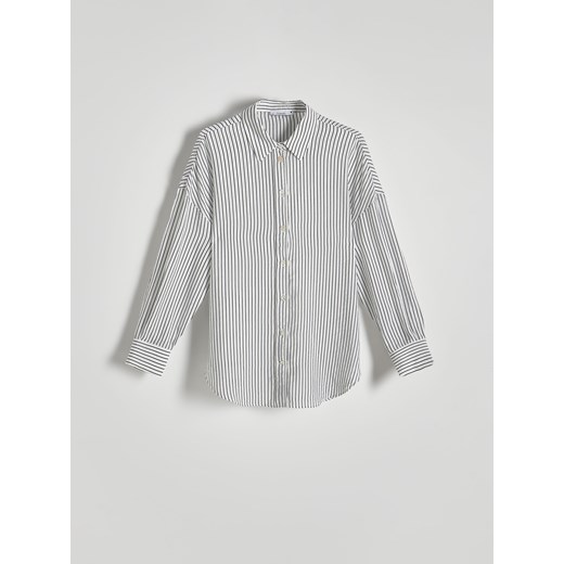 Reserved - Koszula w paski - złamana biel ze sklepu Reserved w kategorii Koszule damskie - zdjęcie 172588110