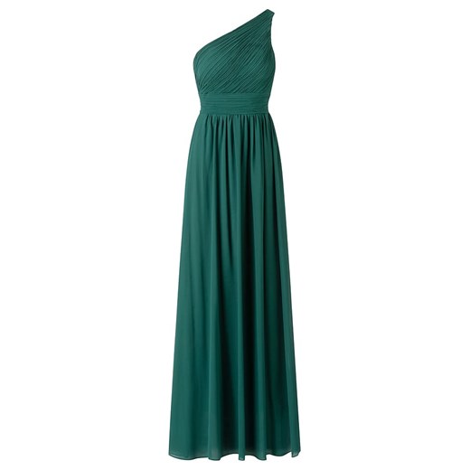 Zielona sukienka APART w serek bez rękawów 