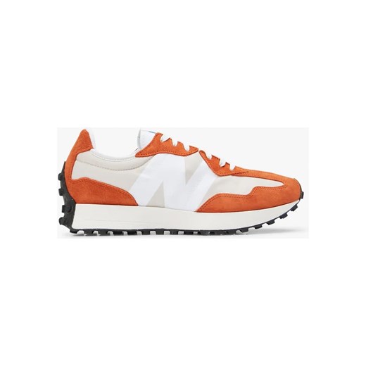 New Balance Skórzane sneakersy &quot;327&quot; w kolorze biało-pomarańczowym ze sklepu Limango Polska w kategorii Buty sportowe damskie - zdjęcie 172591441