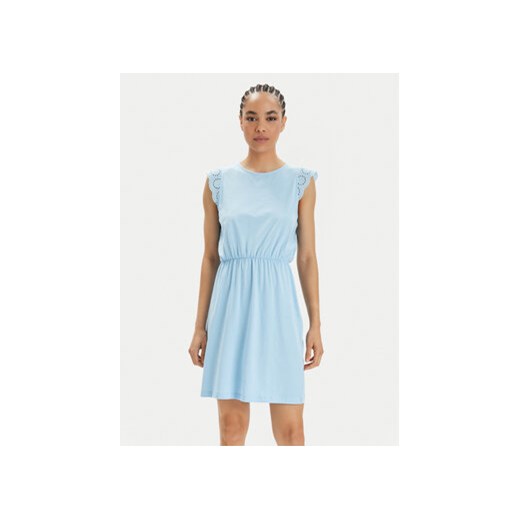 Vero Moda Sukienka letnia Emily 10305216 Błękitny Regular Fit ze sklepu MODIVO w kategorii Sukienki - zdjęcie 172591722