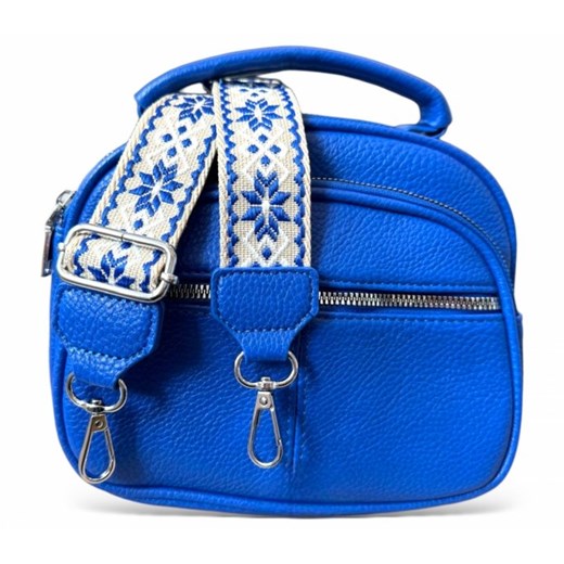 Małe Torebki Listonoszki firmy Herisson Niebieskie (kolory) ze sklepu torbs.pl w kategorii Listonoszki - zdjęcie 172592470