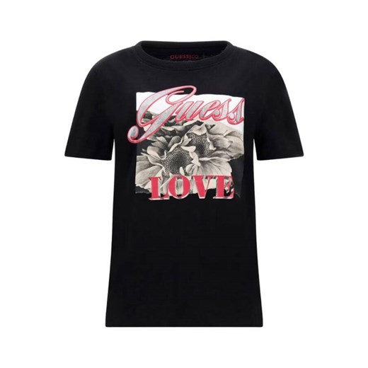 t-shirt damski guess w4gi17 i3z14 jblk czarny ze sklepu Royal Shop w kategorii Bluzki damskie - zdjęcie 172594150