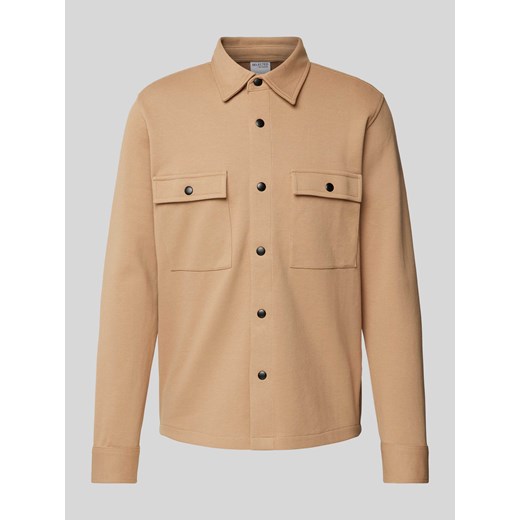 Kurtka koszulowa z kieszeniami na piersi model ‘JACKIE’ ze sklepu Peek&Cloppenburg  w kategorii Kurtki męskie - zdjęcie 172594433